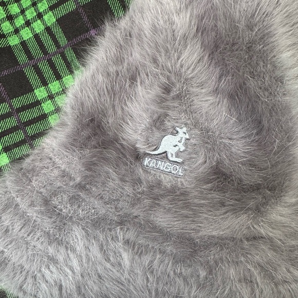 Kangol Furgora Fuzzy Misty Gray Bucket Hat - Picture 4 of 11